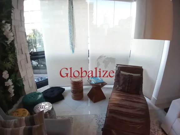 Imagem Apartamento a venda com 190m², 4 quartos, 3 suítes, dependência completa e 3 vagas na Vila Rica por R$1.900.000,00