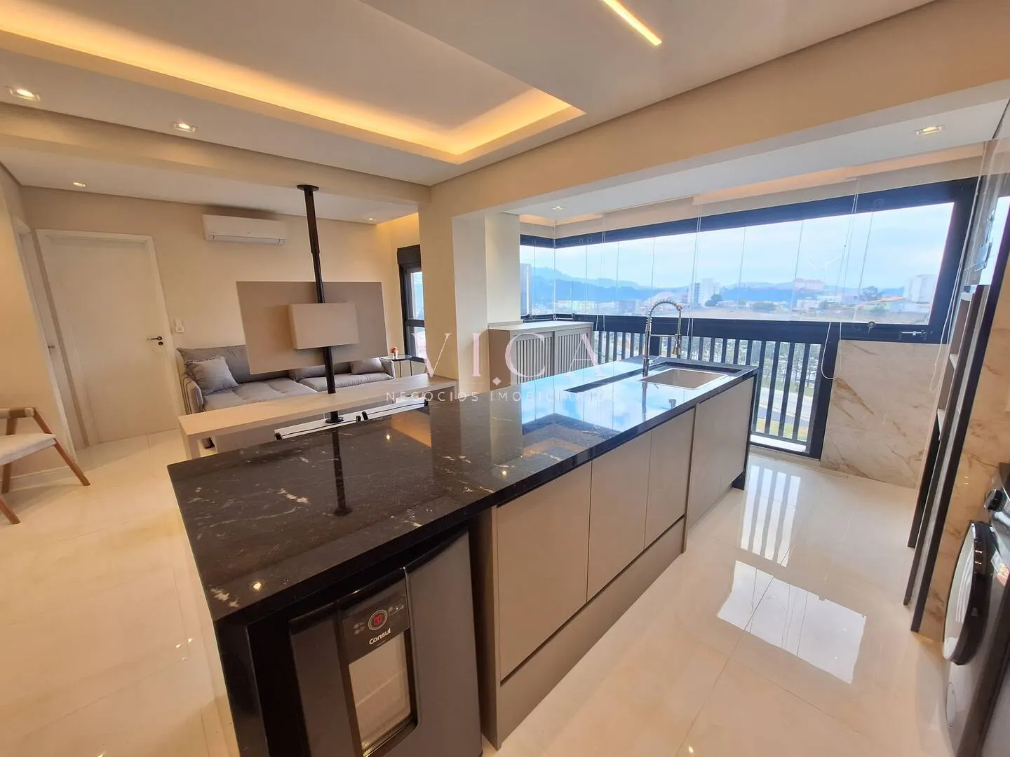 Imagem Apartamento mobiliado com 86m² -2 suítes - aluguel por R$ 6.000 -Barueri/SP