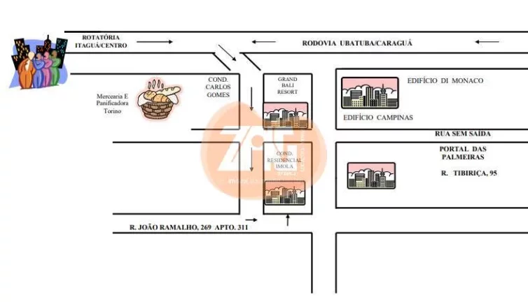 Imagem CONDOMINIO IMOLA UBATUBA 55M² VARANDA GOURMET 02 DORMS 01 SUÍTE 01 VAGA