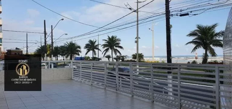 Imagem Salão Comercial - Frente ao Mar - Caiçara - Praia Grande - SP.