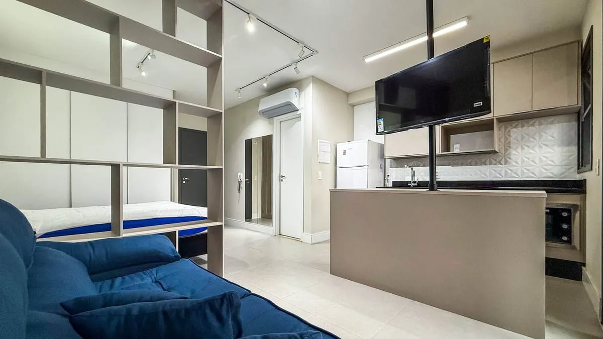 Imagem Apartamento com 1 Quarto para alugar, 38m² - Pinheiros