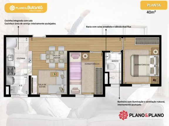 Imagem Apartamento com 2 Quartos à Venda, 40 m² em Jardim Celeste - São Paulo