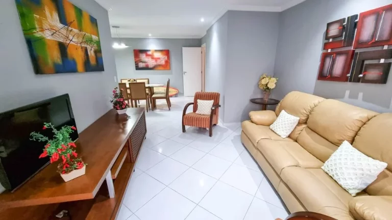 Imagem Apartamento com 4 dormitórios à venda, 140 m² - Pitangueiras - Guarujá/SP