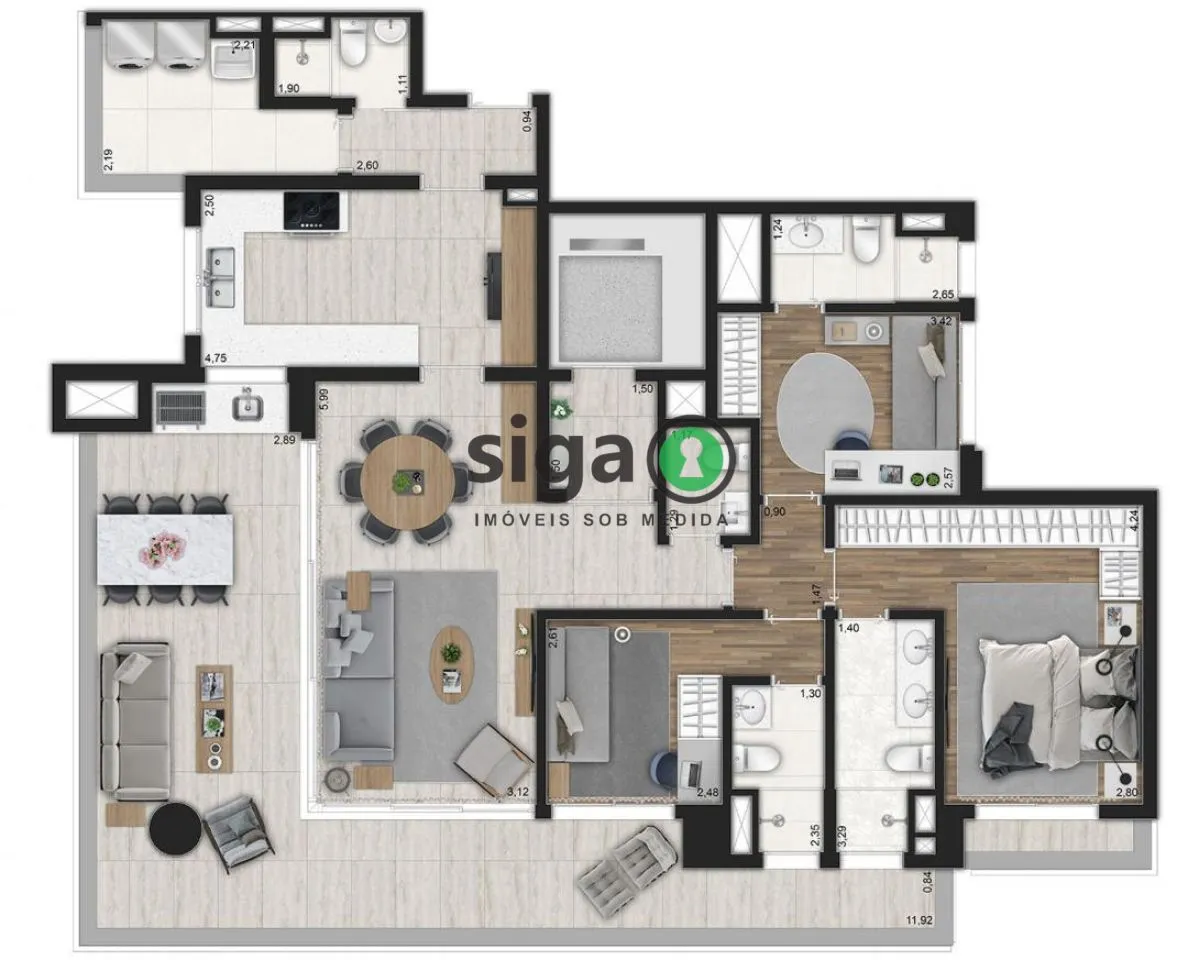 Imagem Apartamento para venda em Moema, São Paulo - SP
