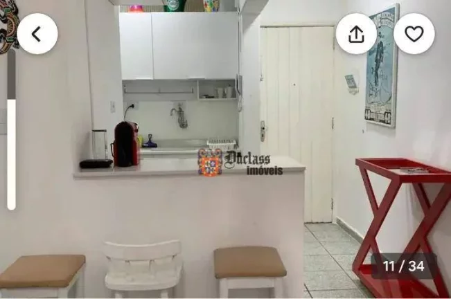 Imagem Apartamento com 2 dormitórios à venda, 54 m² por R$ 369.900,00 - Pitangueiras - Guarujá/SP