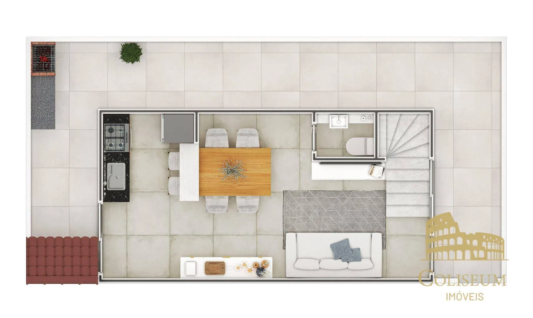 Foto do imóvel Casa à venda por R$ 350.000,00 - Vila Assunção - Praia Grande/SP
