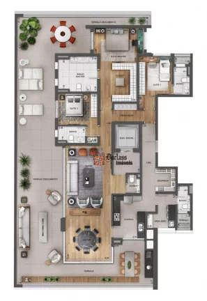 Imagem Apartamento Garden com 3 dormitórios à venda, 216 m² por R$ 8.612.750,21 - Jardim Paulista - São Paulo/SP