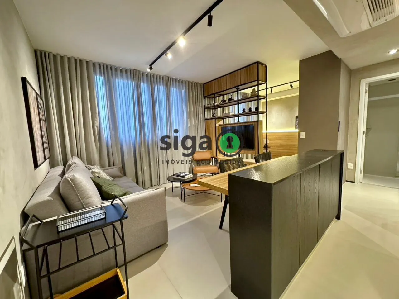 Imagem Apartamento para locação 38m² com vaga todo mobiliado localizado no eixo Berrini x Chucrizaidan.