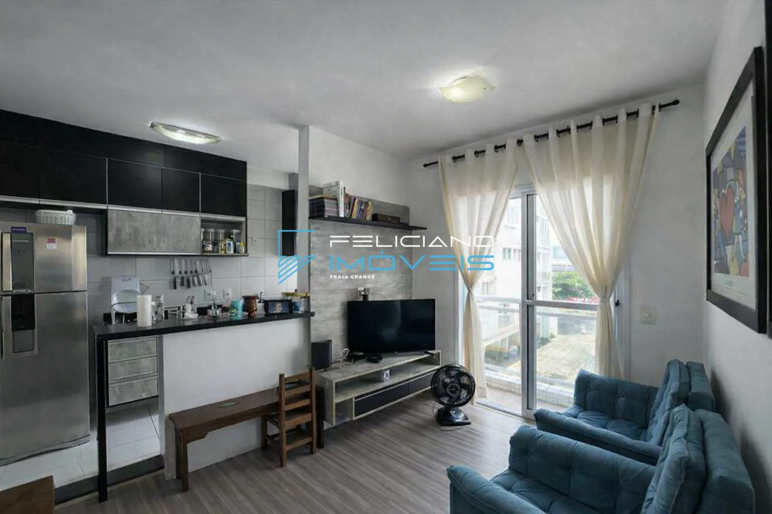 Imagem Apartamento com 2 quartos, Ocian, Praia Grande - R$ 329 mil, Cod: 7216