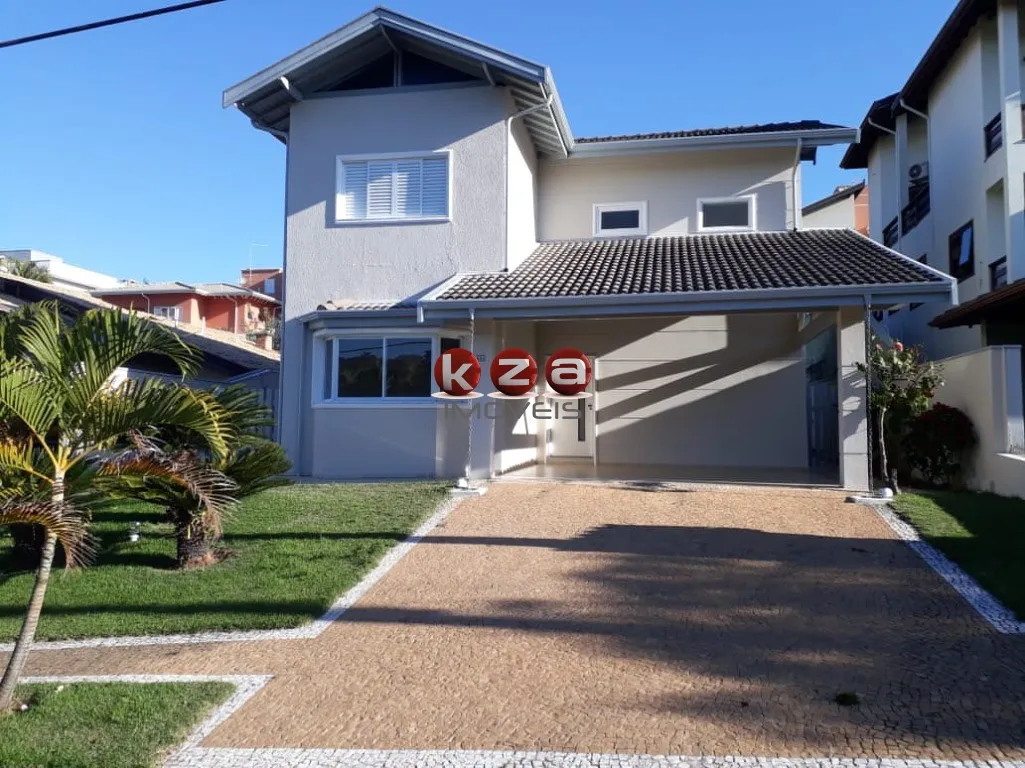 Foto do imóvel Casa de 3 quartos no Condomínio Terras do Caribe, em Valinhos-SP: 3 salas, 1 suíte, 4 vagas de garagem e 218m² de área.