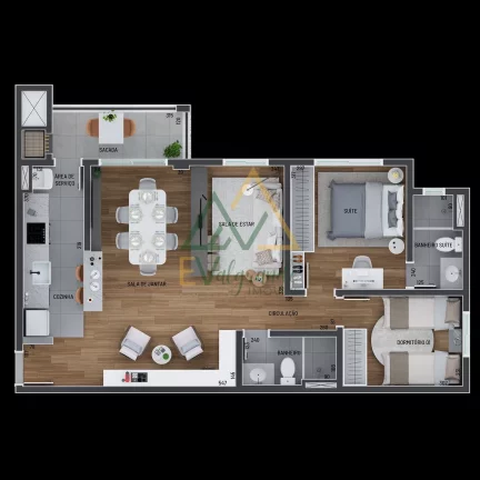 Imagem Apartamento à venda Bacacheri Curitiba PR