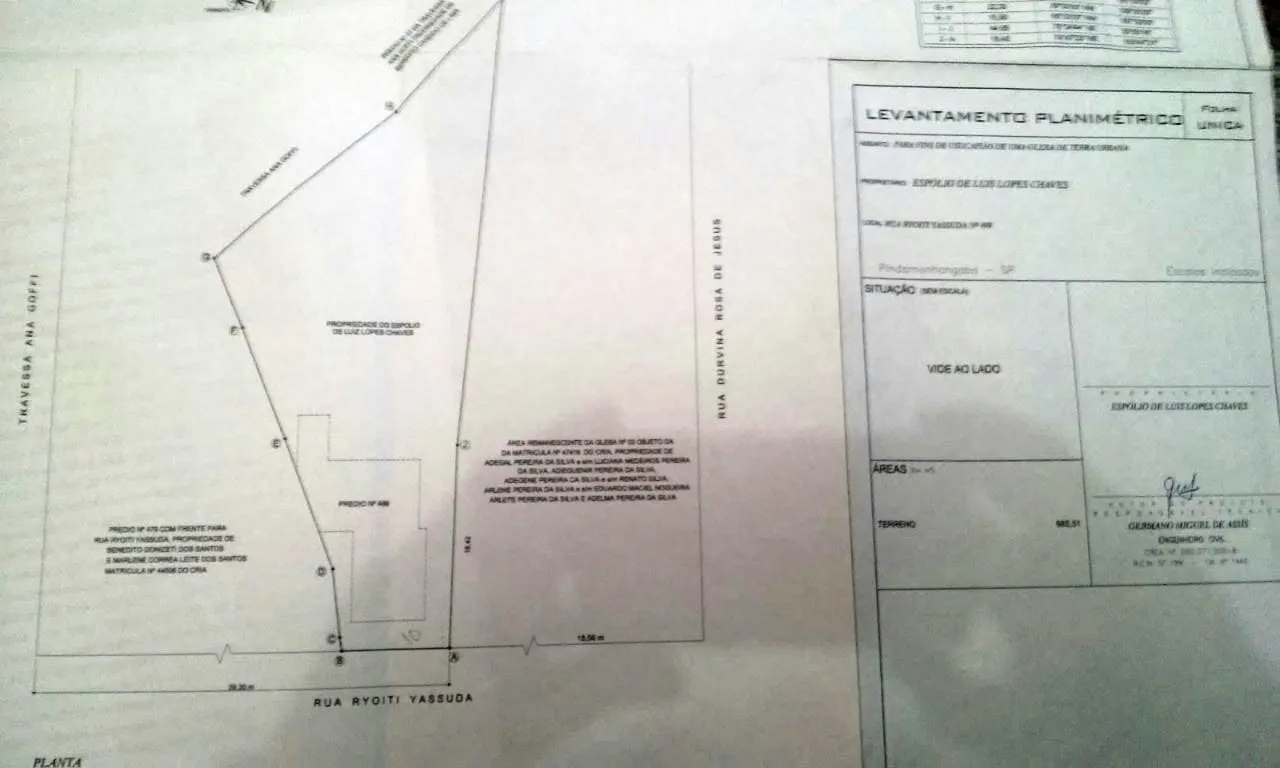 Imagem Terreno à venda 885.51M², Loteamento Residencial Andrade, Pindamonhangaba - SP