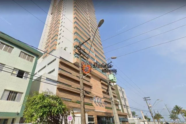 Imagem Apartamento Beira Mar com 3 dormitórios à venda, 140 m² por R$ 1.500.000 - Guilhermina - Praia Grande/SP
