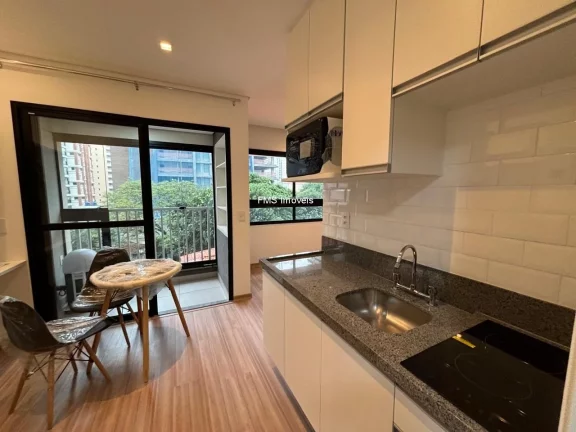 Foto do imóvel Apartamento para venda em São Paulo-SP, Pinheiros: 1 quarto, 1 sala, 1 banheiro, 24m² de área.