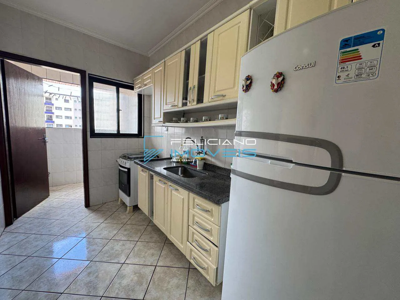 Imagem Apartamento com 1 quarto, Guilhermina, Praia Grande - R$ 315 mil, Cod: 7104