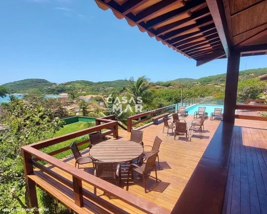 Imagem Casa Frente Mar para Temporada em Armação dos Búzios / RJ no bairro Ferradura