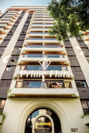 Imagem Flat disponível para venda no Matiz Manhattan Hotel no Jardins, com 43m², 1 dormitório e 1 vaga
