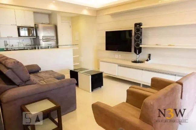 Imagem Apartamento mobiliado à venda na Barra Funda São Paulo SP com 2 dormitórios, 1 suíte, 2 vagas de garagem e 70m².