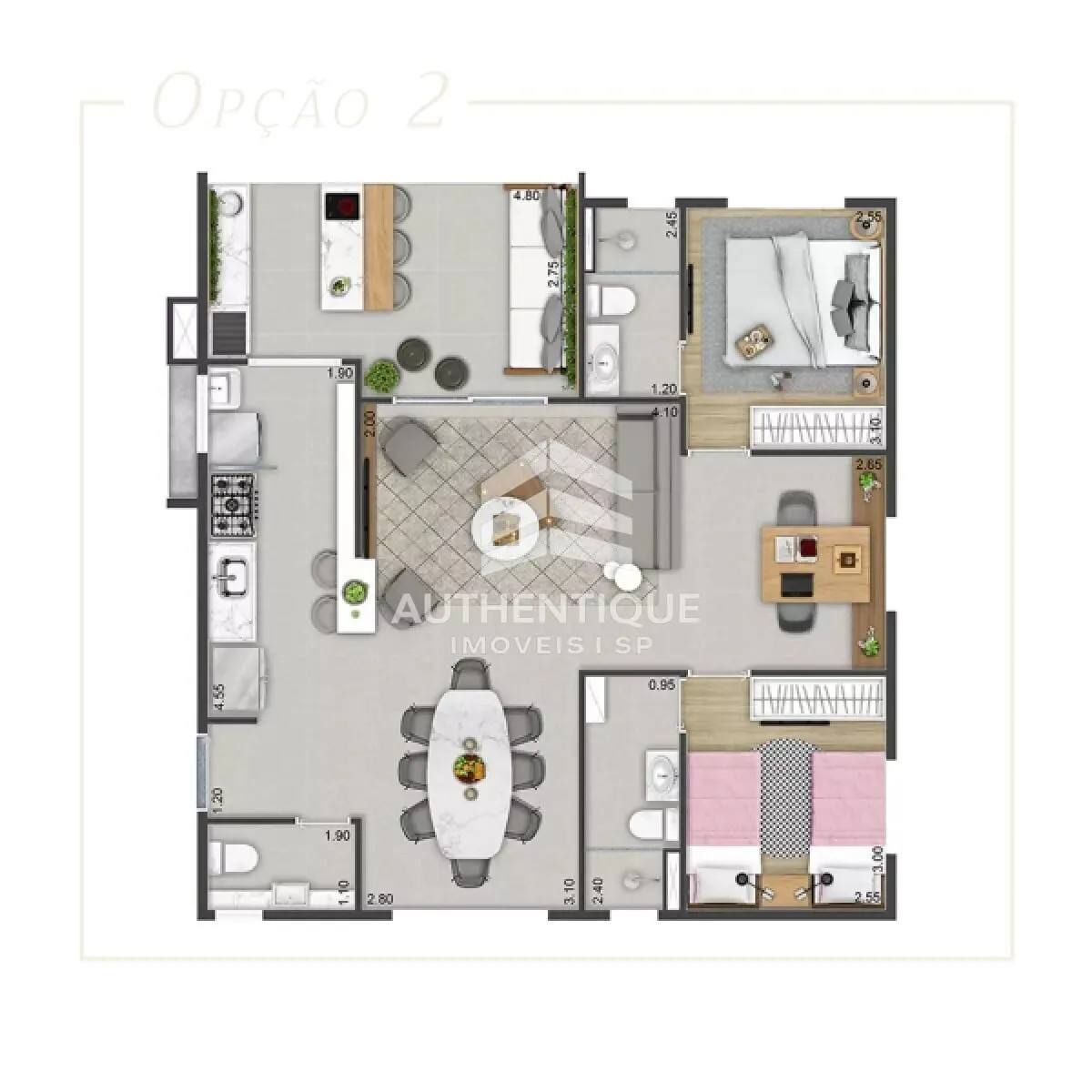 Imagem GIARDINO GOLF RESIDENZIALE VILA SAO FRANCISCO - Apartamento no bairro Vila São Francisco à venda