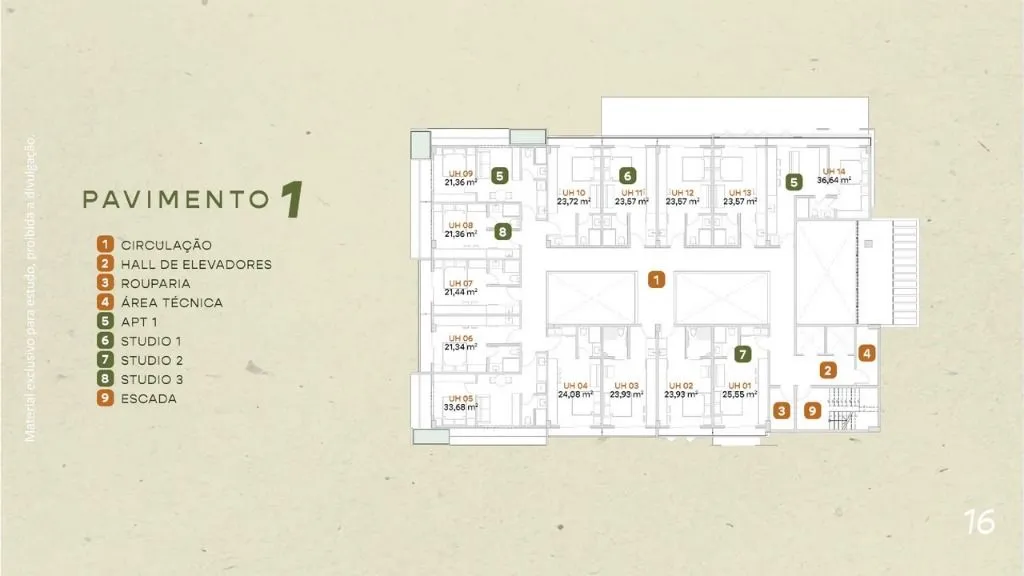 Imagem Flat com 1 dormitório à venda, 26 m² por R$ 397.945,64 - Cabo Branco - João Pessoa/PB