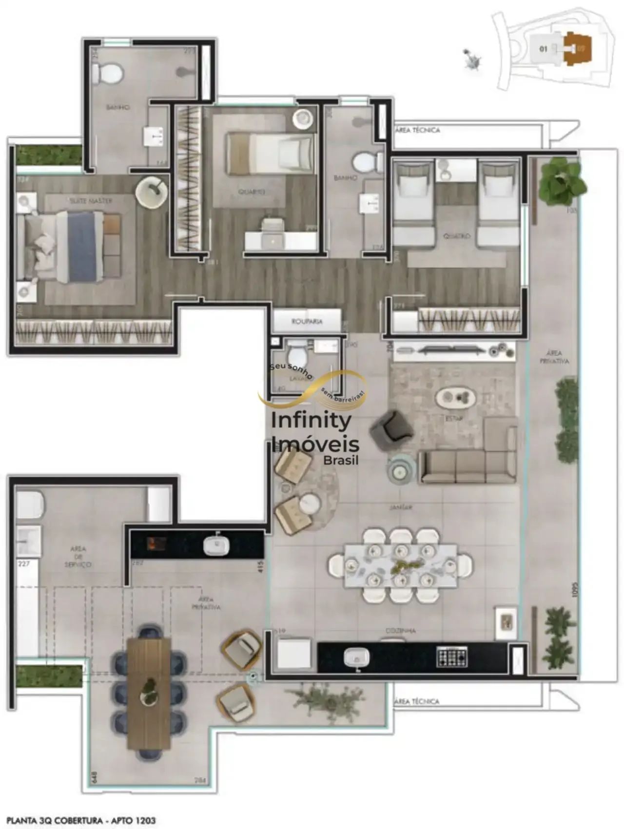 Imagem OPUS RESIDENCE SION - Apartamento à venda no bairro Sion - Belo Horizonte/MG