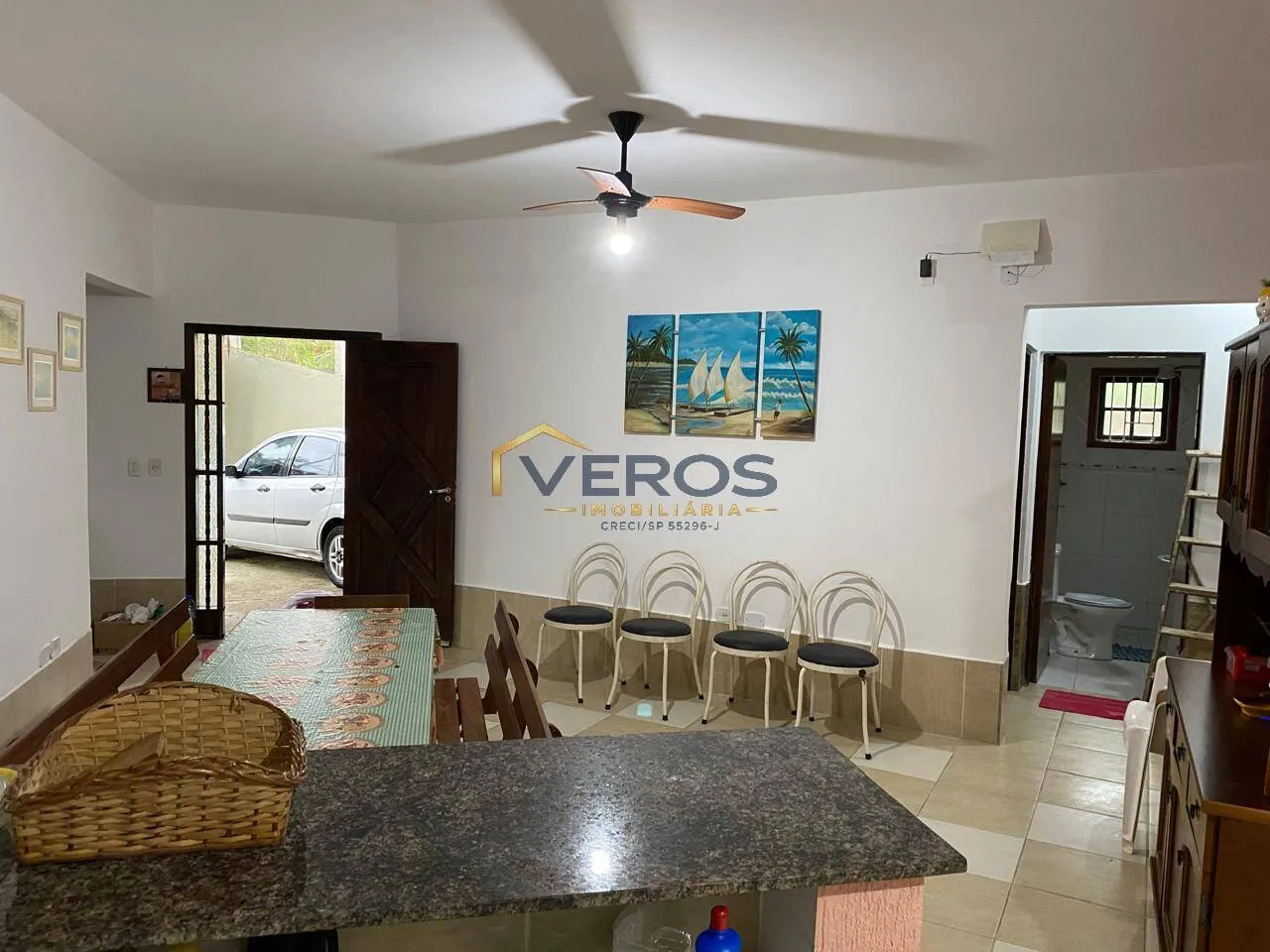 Imagem Casa com 3 quartos e quintal a venda na praia Massaguaçu pertinho do mar