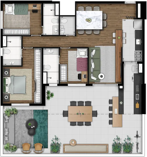 Imagem Apartamento com 3 Quartos à Venda, 89 m² em Tatuapé - São Paulo
