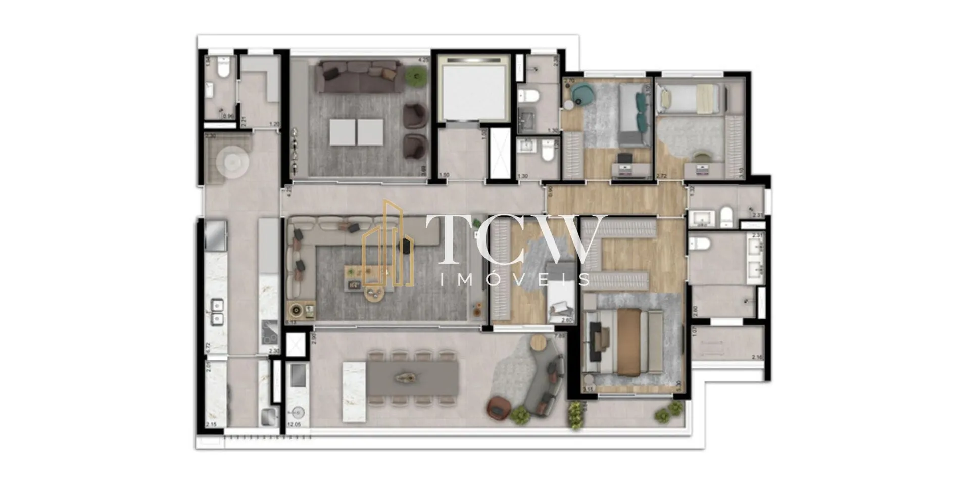 Imagem Apartamento à venda no bairro Brooklin Paulista - São Paulo/SP, Zona Sul