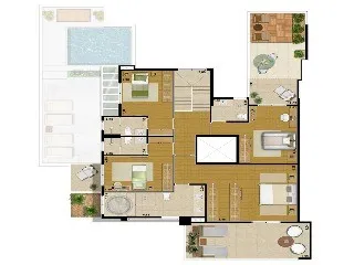 Imagem Edifício Maria Callas Anália Franco São Paulo, apartamento alto padrão em São Paulo-SP, apartamento de alto padrão em São Paulo