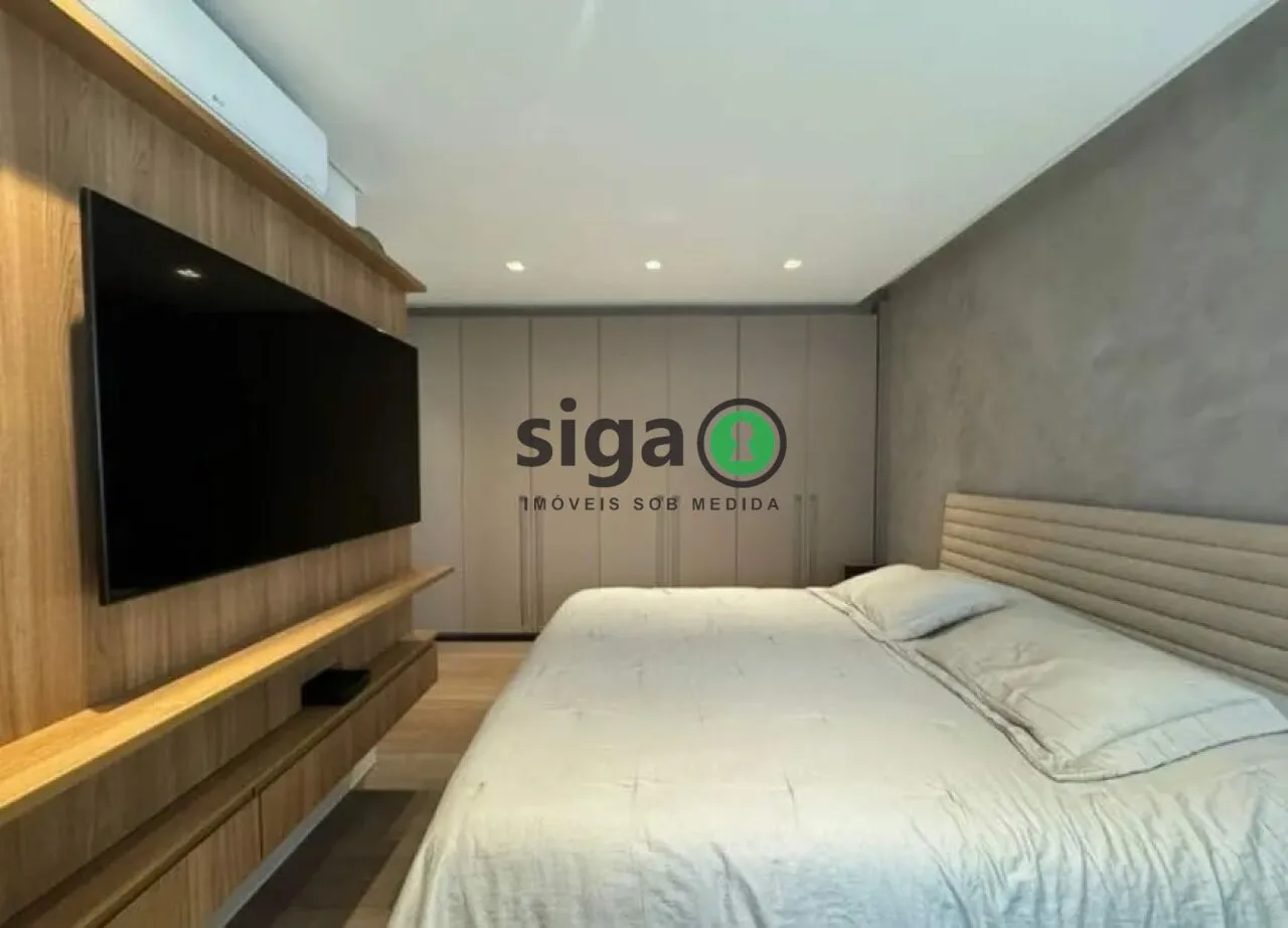 Imagem Apartamento à venda no Brooklin - 157 m² | 3 suítes | Varanda gourmet | Alto padrão