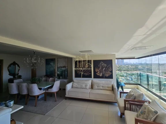 Imagem Apartamento alto luxo com três suítes vista mar varanda gourmet a venda na Colina A em Patamares