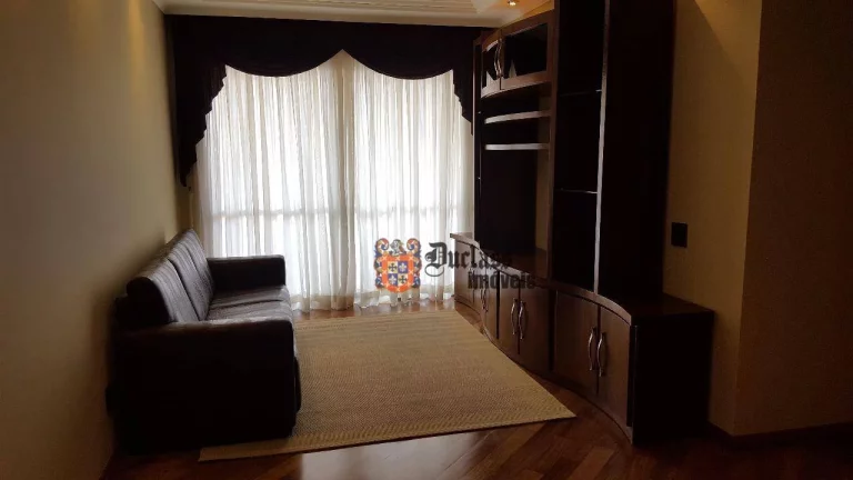 Imagem Apartamento com 3 dormitórios para alugar, 100 m² por R$ 6.060/mês - Vila Bastos - Santo André/SP
