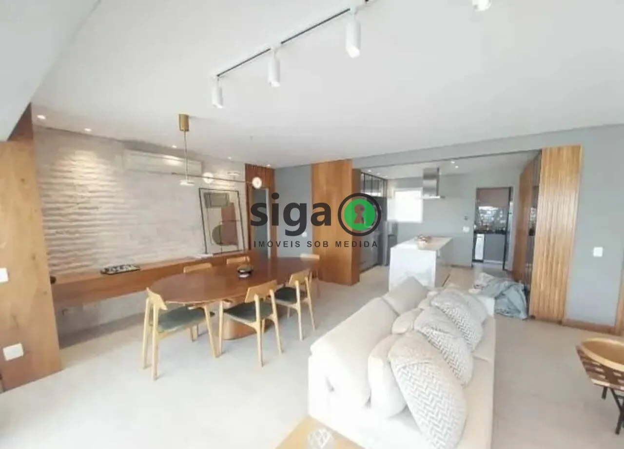 Imagem Apartamento à venda no Brooklin | 135m² | 3 suítes | Varanda gourmet envidraçada | Lazer completo |