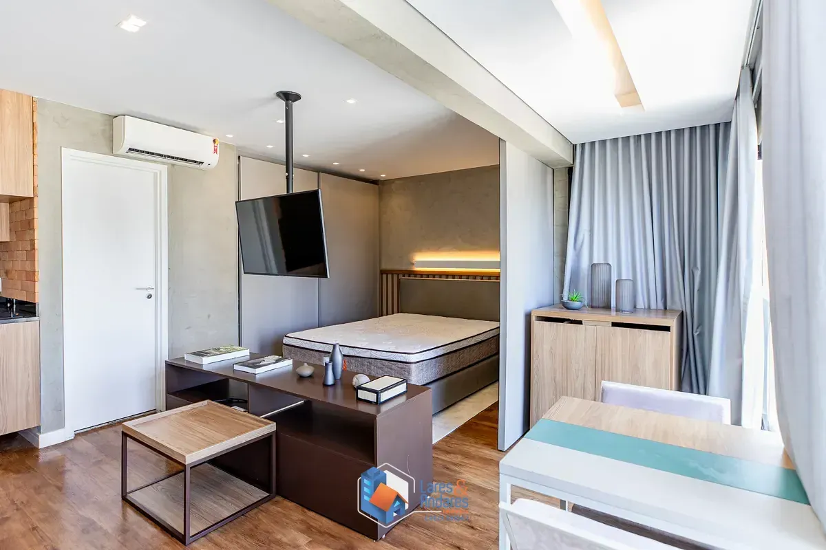 Imagem Apartamento para venda em Campo Belo com 1 quarto, sendo 1 suíte, 36m²