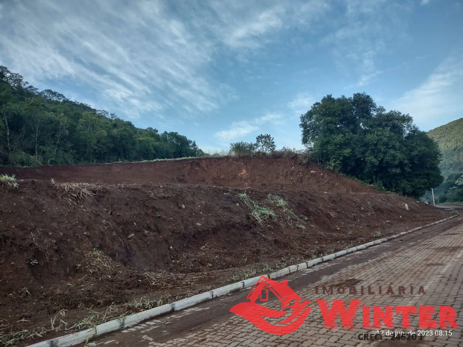 Foto do imóvel Terreno de 499,47m² bairro Canto Krewer, Vale real.