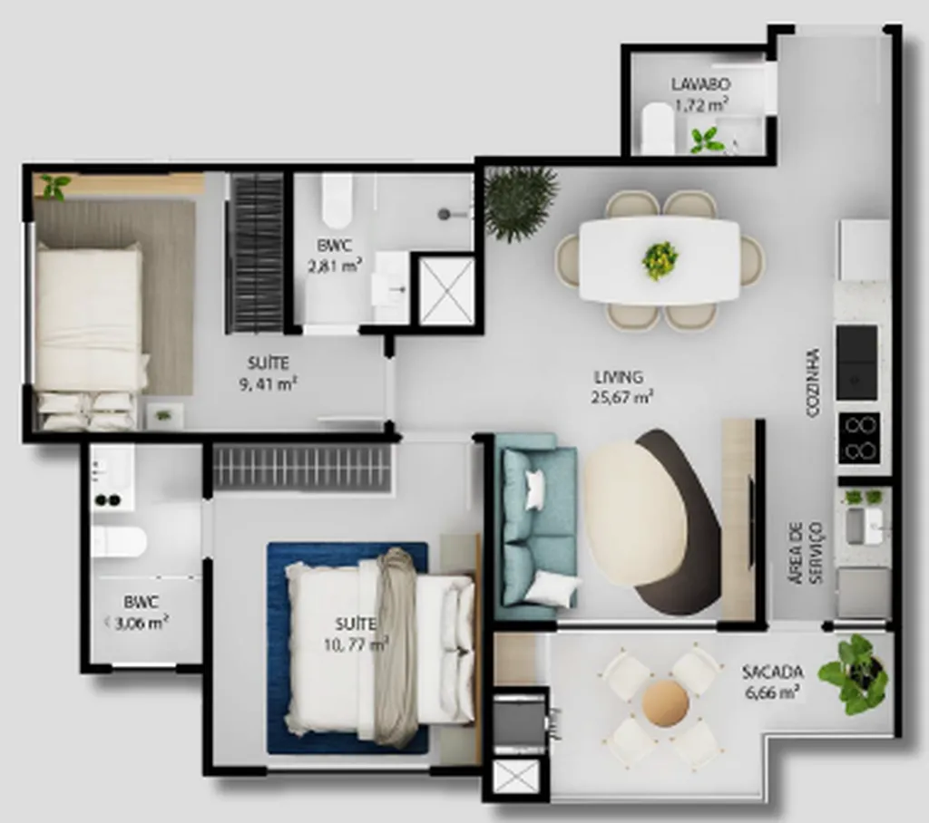 Imagem APARTAMENTO RESIDENCIAL em Balneário Camboriú - SC, Nações