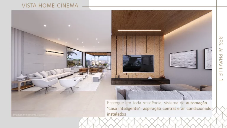 Imagem Alphaville, 4 suítes com closet, 6 vagas na garagem 500mts