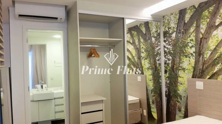 Imagem Flat disponível para locação no BHD Brooklin, com 49m², 1 dormitório e 1 vaga de garagem