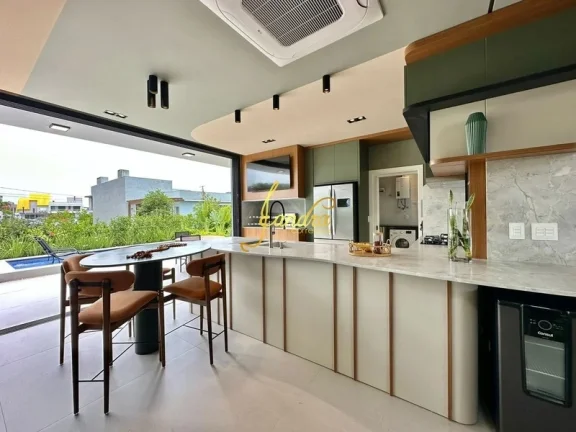Imagem Casa condomínio nova com 04 suítes mobiliada e decorada