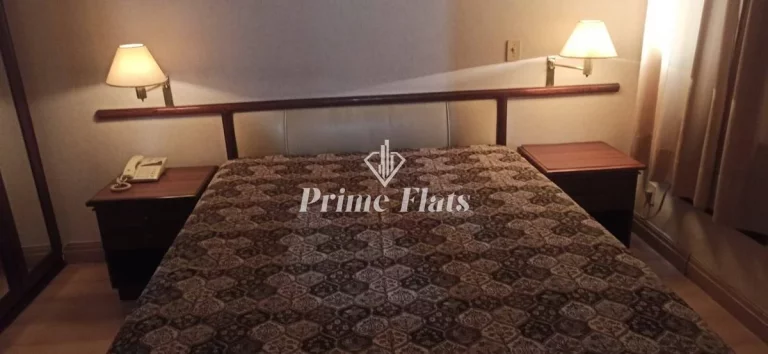 Imagem Flat disponível para venda no Hotel Paulista Wall Street na Bela Vista, com 55m², 1 dormitório e 1 vaga de garagem