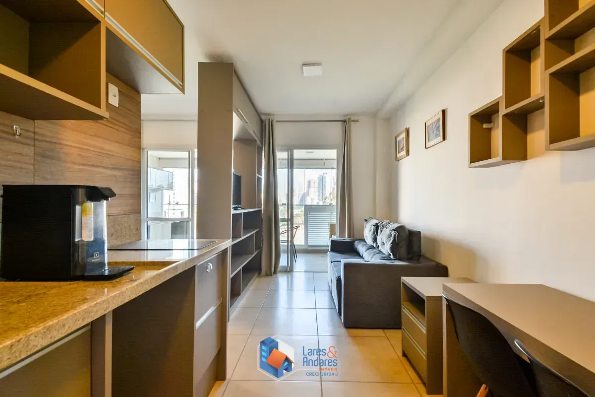 Imagem Apartamento para venda em Brooklin com 1 quarto, sendo 1 suíte, 43m²