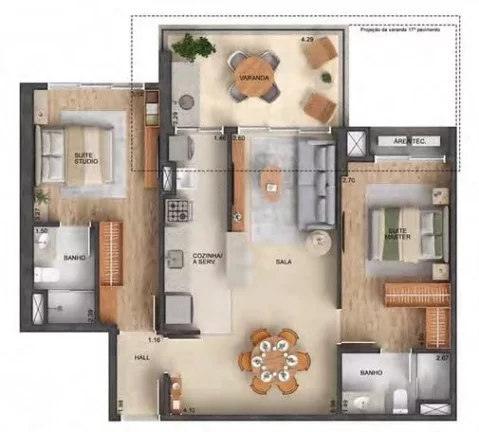Imagem APARTAMENTO RESIDENCIAL em Rio de Janeiro - RJ, Barra da Tijuca