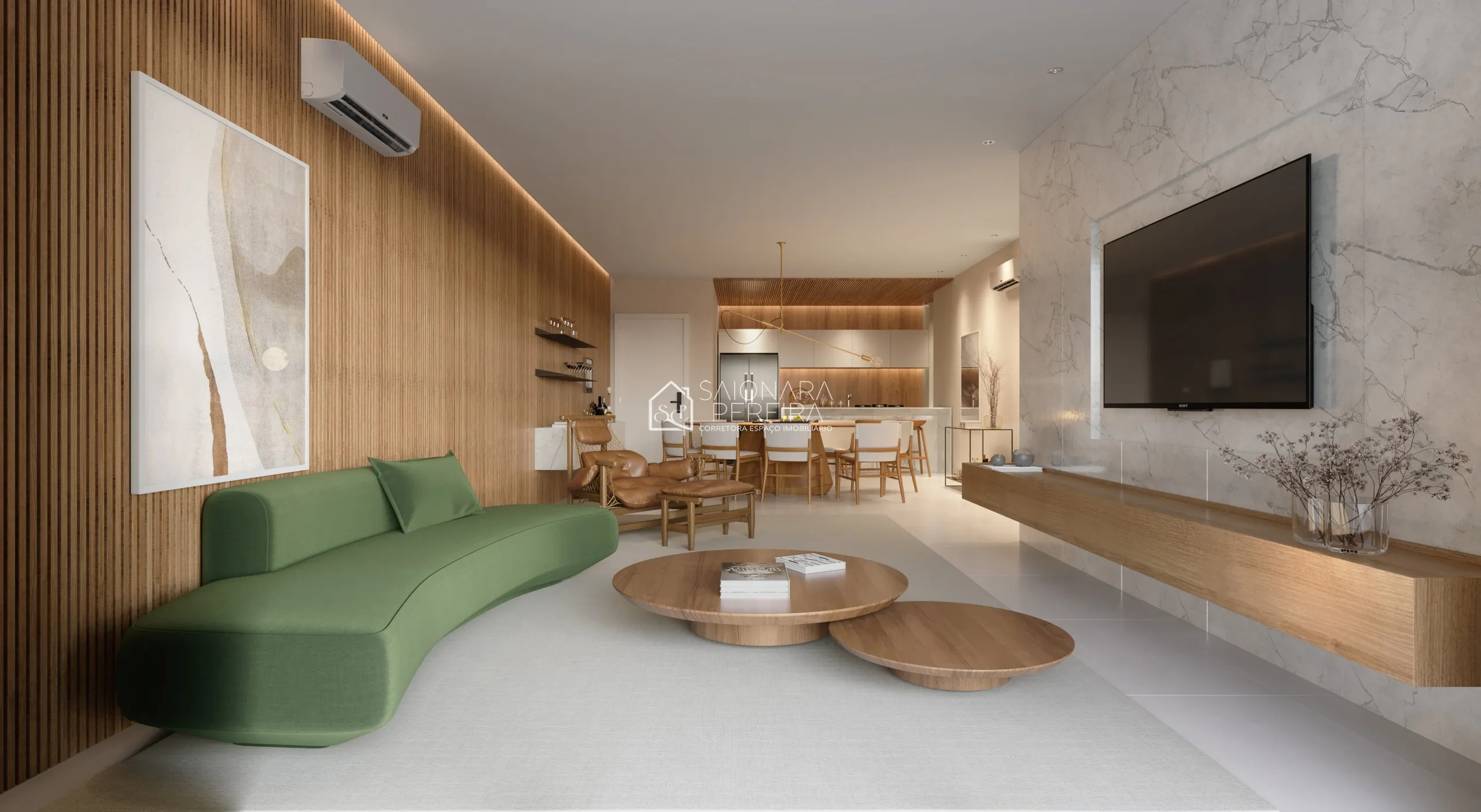 Imagem Apartamento 3 Suítes à Venda no Bairro Campinas, São José - 136m² com Vista para o Mar