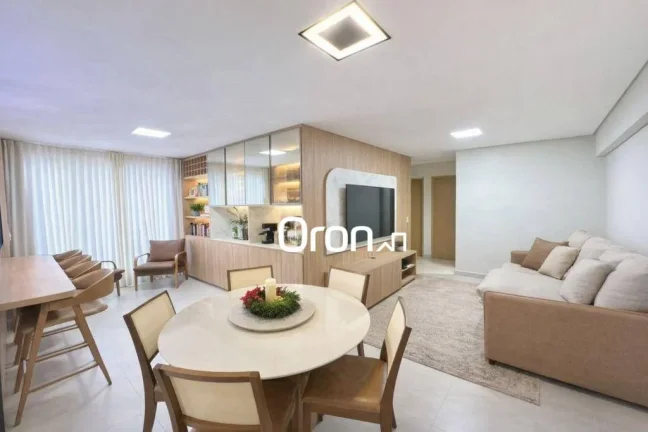 Apartamento mobiliado com 3 dormitórios à venda, 106 m² por R$ 1.550.000 - Setor Bueno - Goiânia/GO