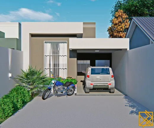 Imagem Casa com 2 Quartos à Venda, 87 m² em Panorama - Campo Grande