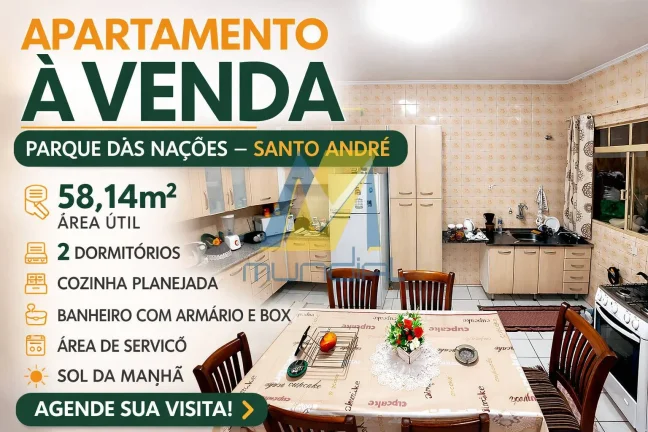 Imagem Apartamento 2 dormitórios no Parque das Nações perto de tudo