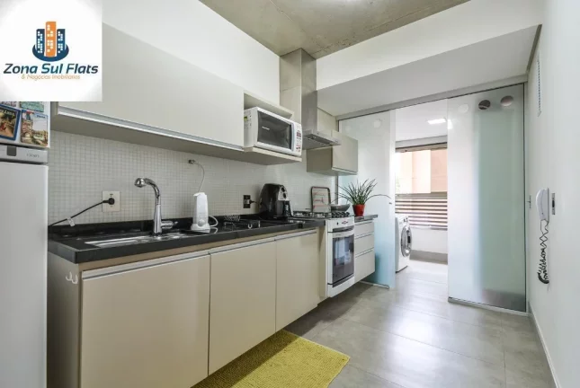 Imagem Apartamento à Venda No Brooklin Com 1 Dormitório e 1 Vaga - Mobiliado