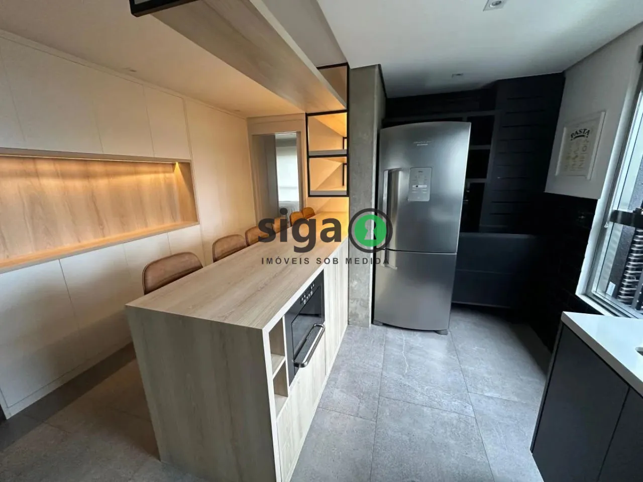 Imagem Apartamento no Brooklincom, 90 metros, 1 Dormitório, 2 Vagas