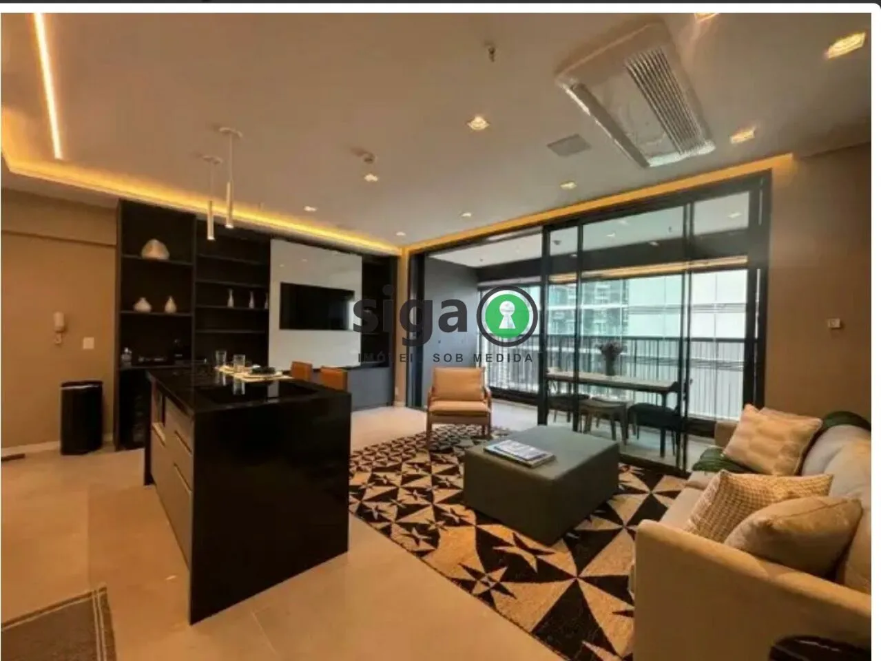 Foto do imóvel Apto para LOCAÇÂO ,MOBILIADO, com 77m²,1 suite, 2 vagas, no Brooklin
