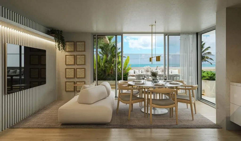 Imagem Apartamento Garden de 127 m² em Intermares, com 3 suítes, piscina privativa, vista definitiva para o mar e alto padrão.